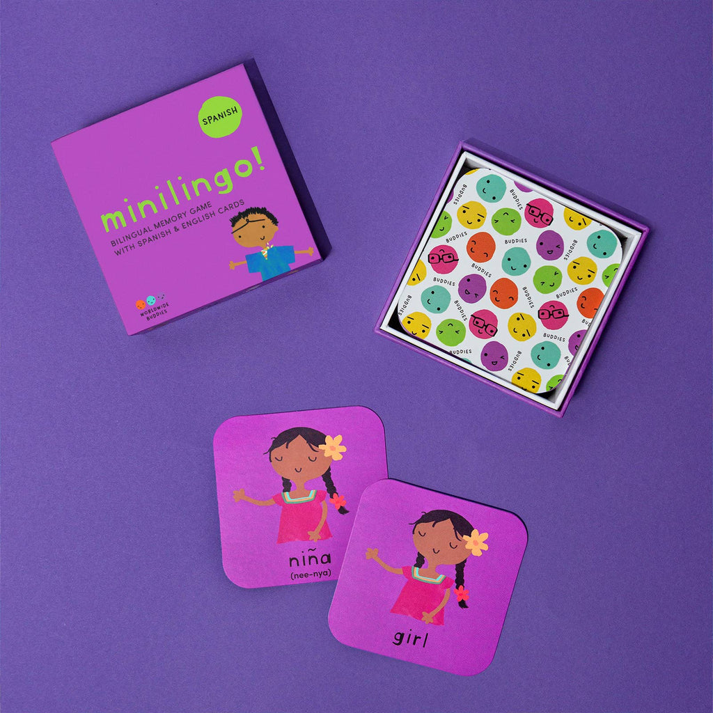Minilingo Spanish/English Bilingual Flashcards for Kids: Spanish/English