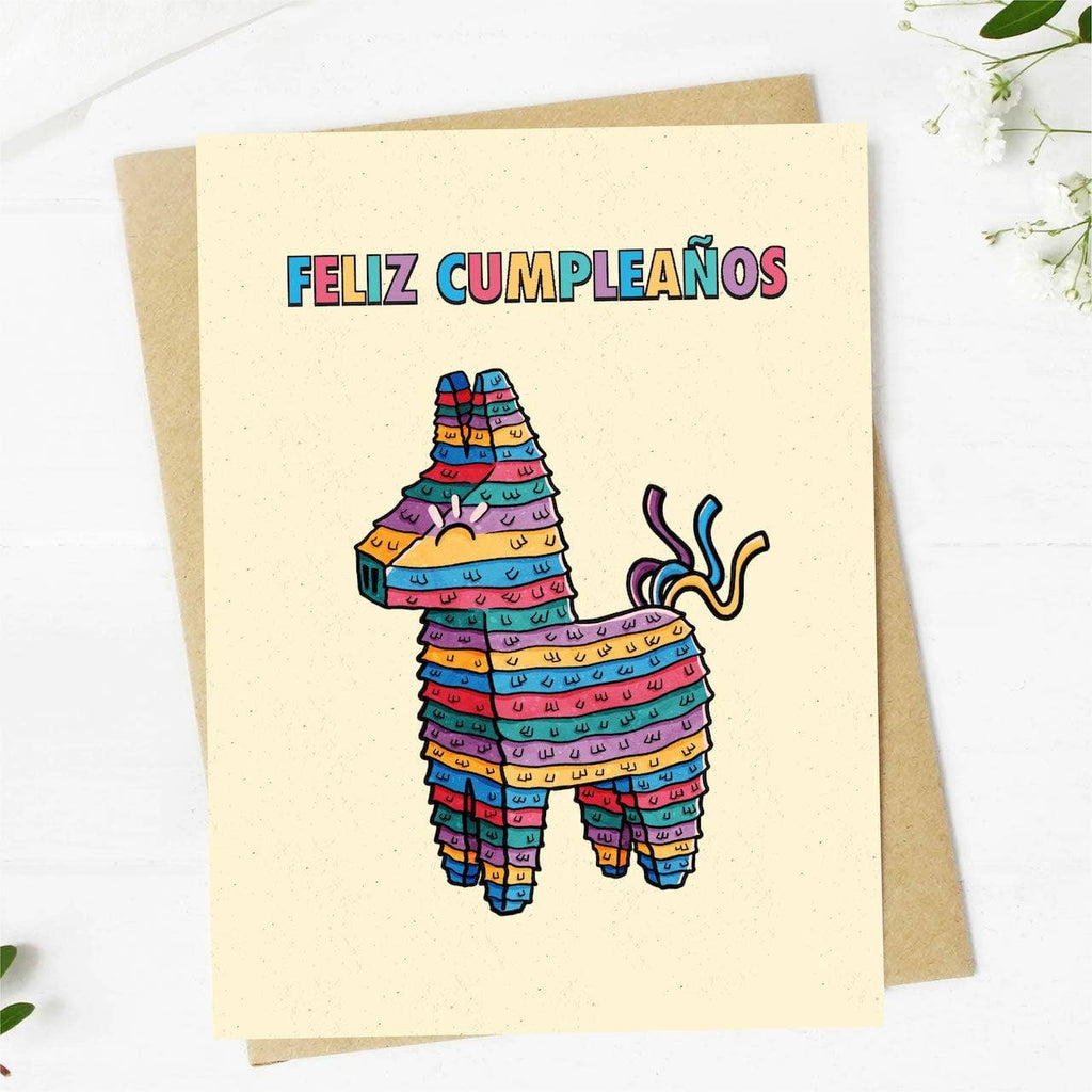 "feliz cumpleaños" Spanish Birthday Card