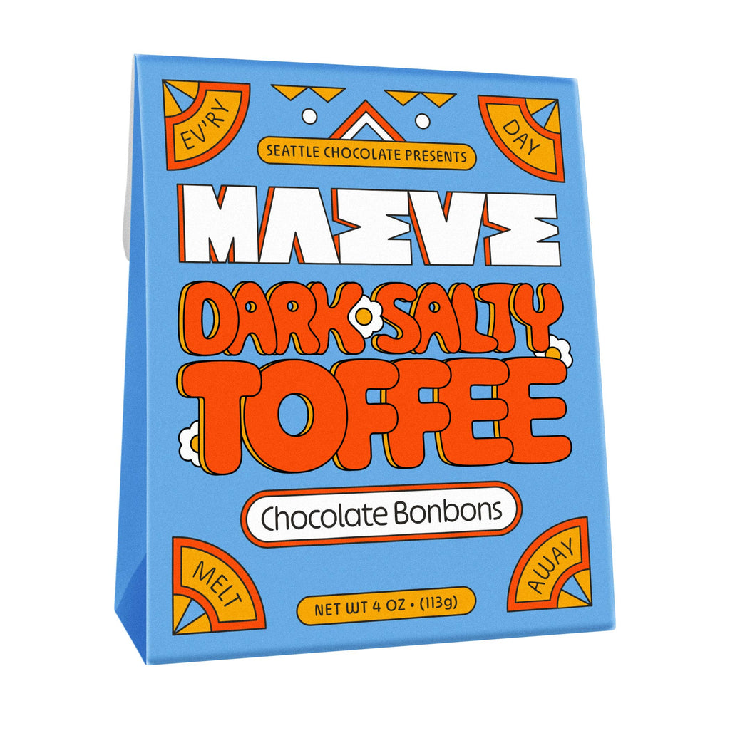 Dark Salty Toffee Bonbon Box - 4oz