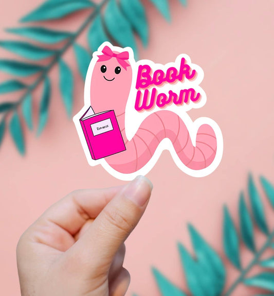 Bookworm Sticker