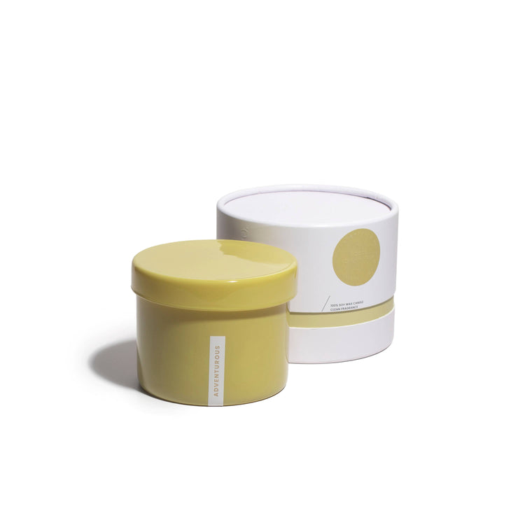 Adventurous | 16oz Soy Candle - Reusable Green Container