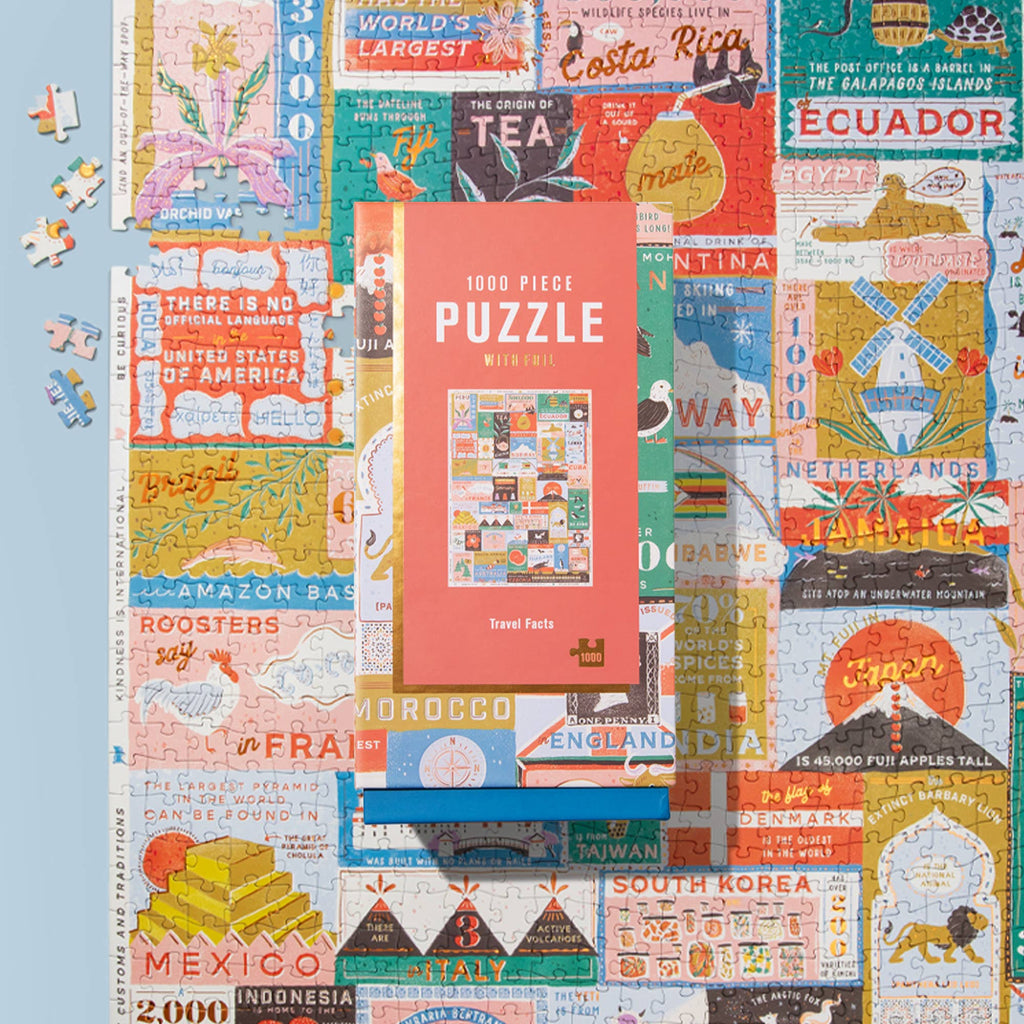 1000 PIECE PUZZLE, Travel Facts