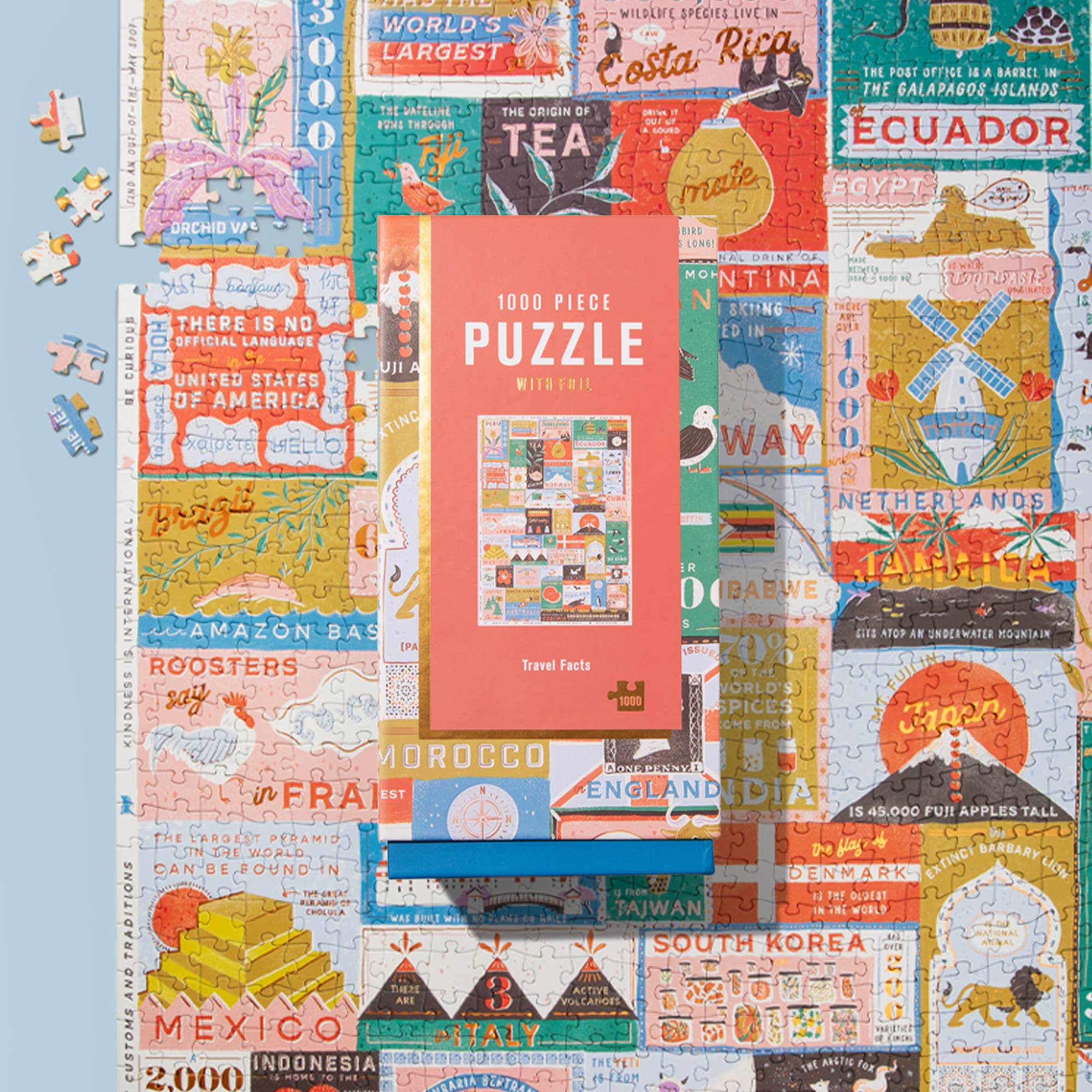 1000 PIECE PUZZLE, Travel Facts