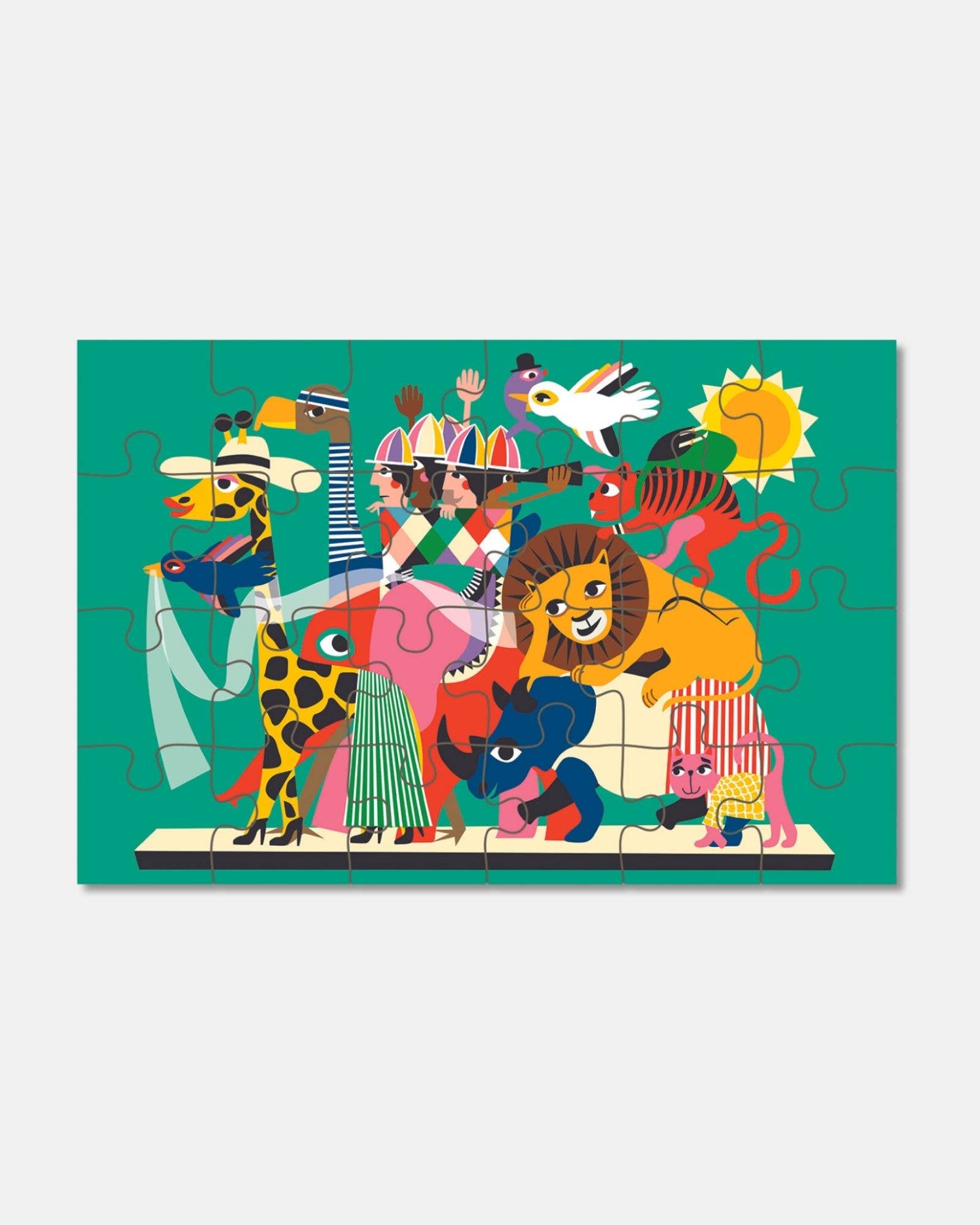 24 Piece Kids Jigsaw Puzzle - Animal Carnival
