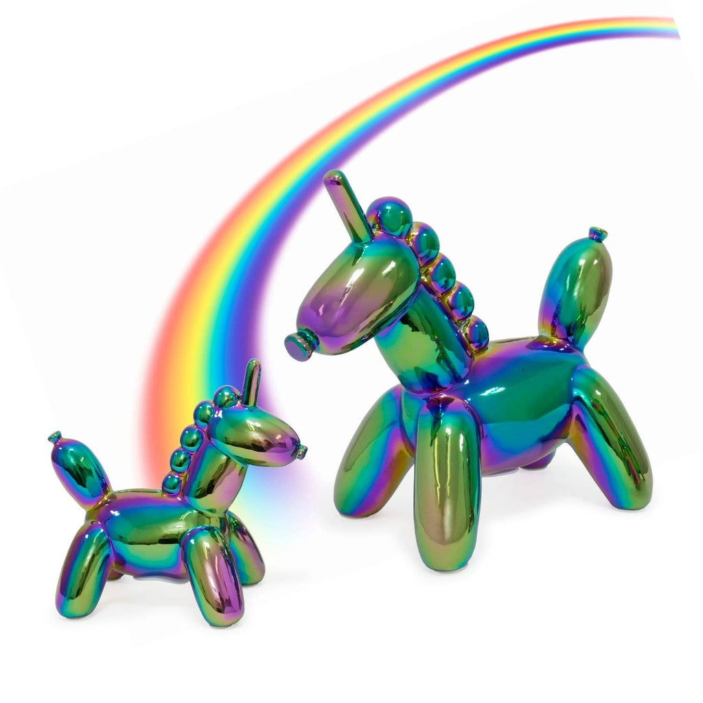 Balloon Money Bank - Baby Unicorn Rainbow: Rainbow