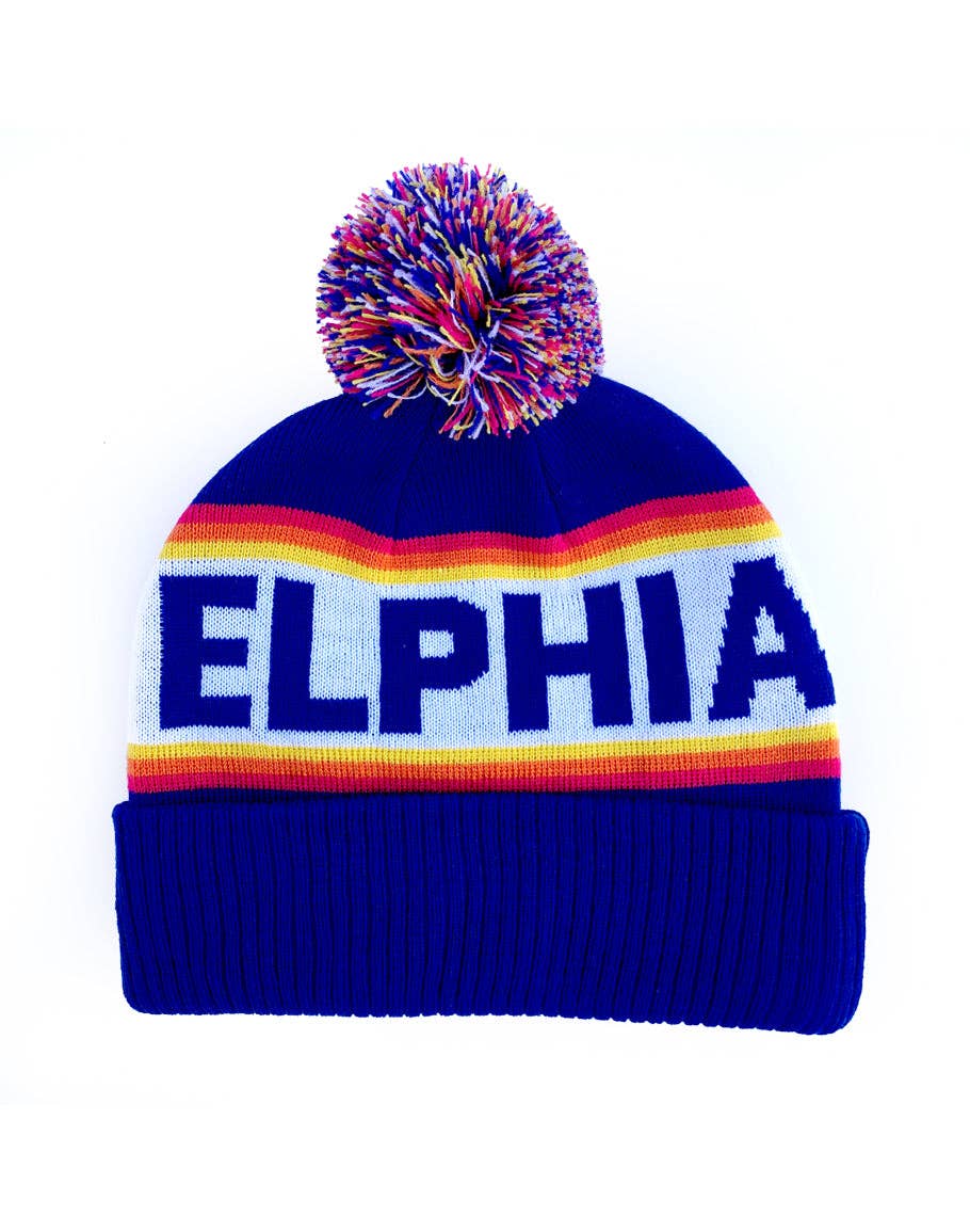 Philadelphia Sunrise Blue Beanie