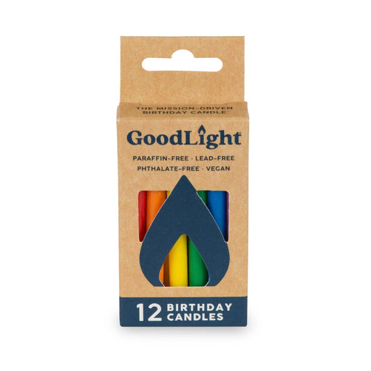 Birthday Candles | 12-Count Box: Multi-Color