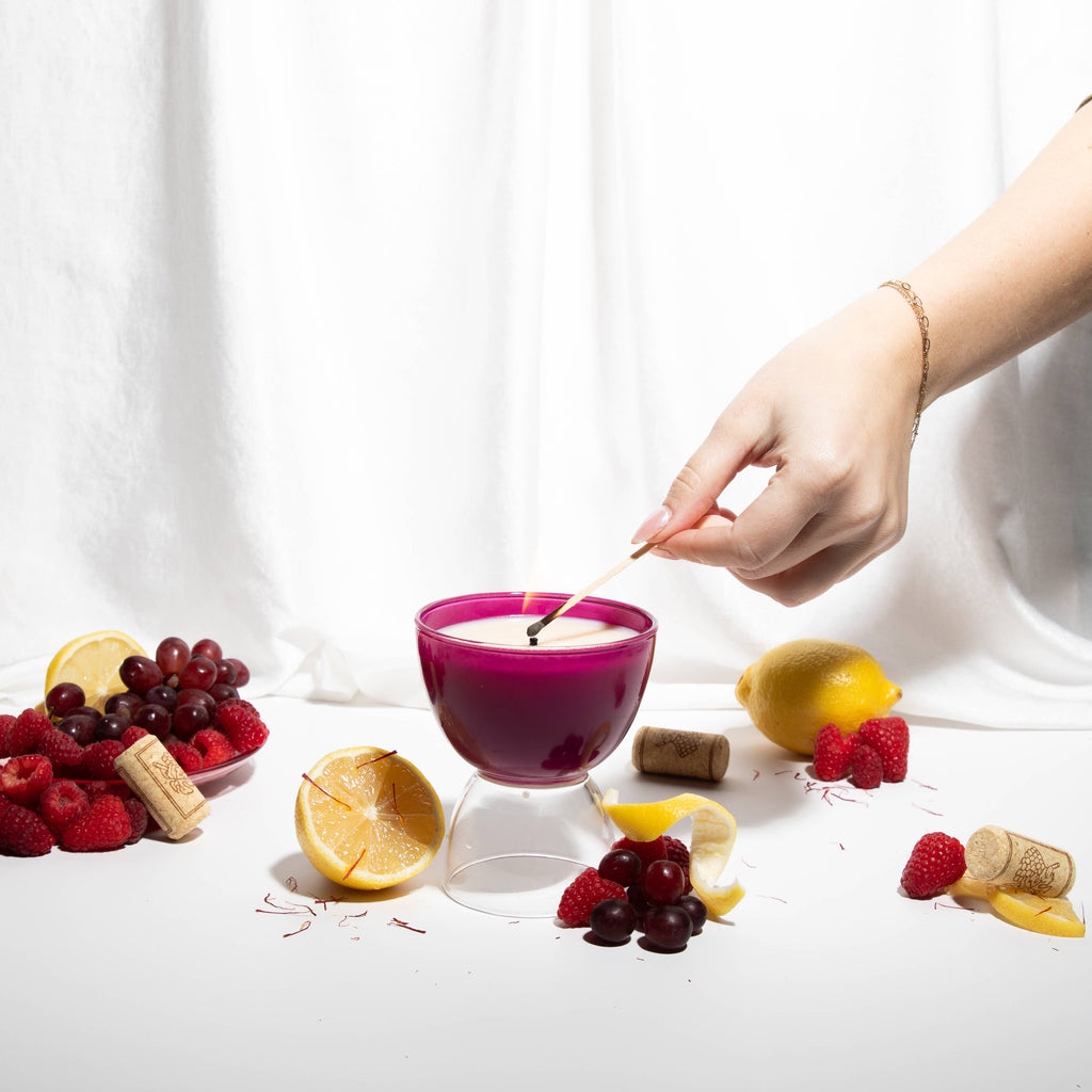 Sangria – Wine-Inspired Soy Candle in Reusable Glass