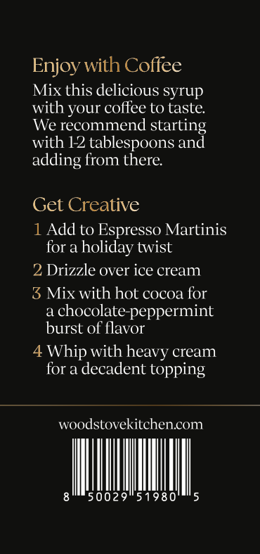 Peppermint Mocha Coffee & Cocktail  Syrup, 16 fl oz