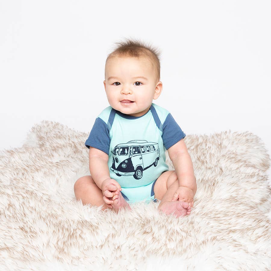 Hippy Bus Baby Bodysuit: 3/6 Month