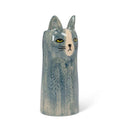 Skinny Cat Vase: Blue