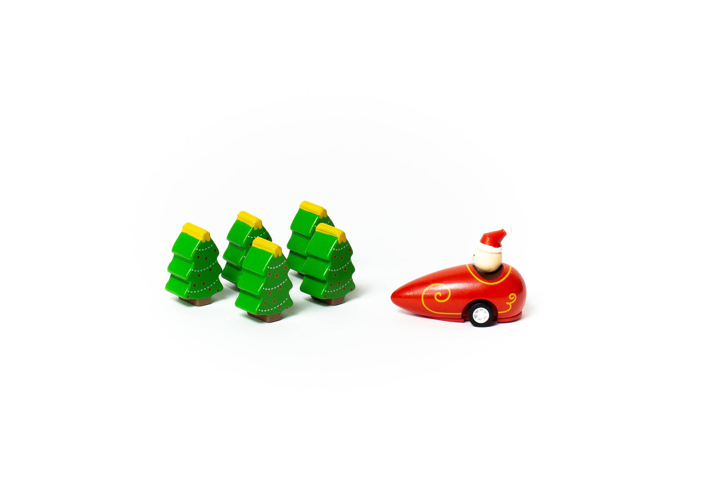 Santa & Christmas Tree Bowling Game