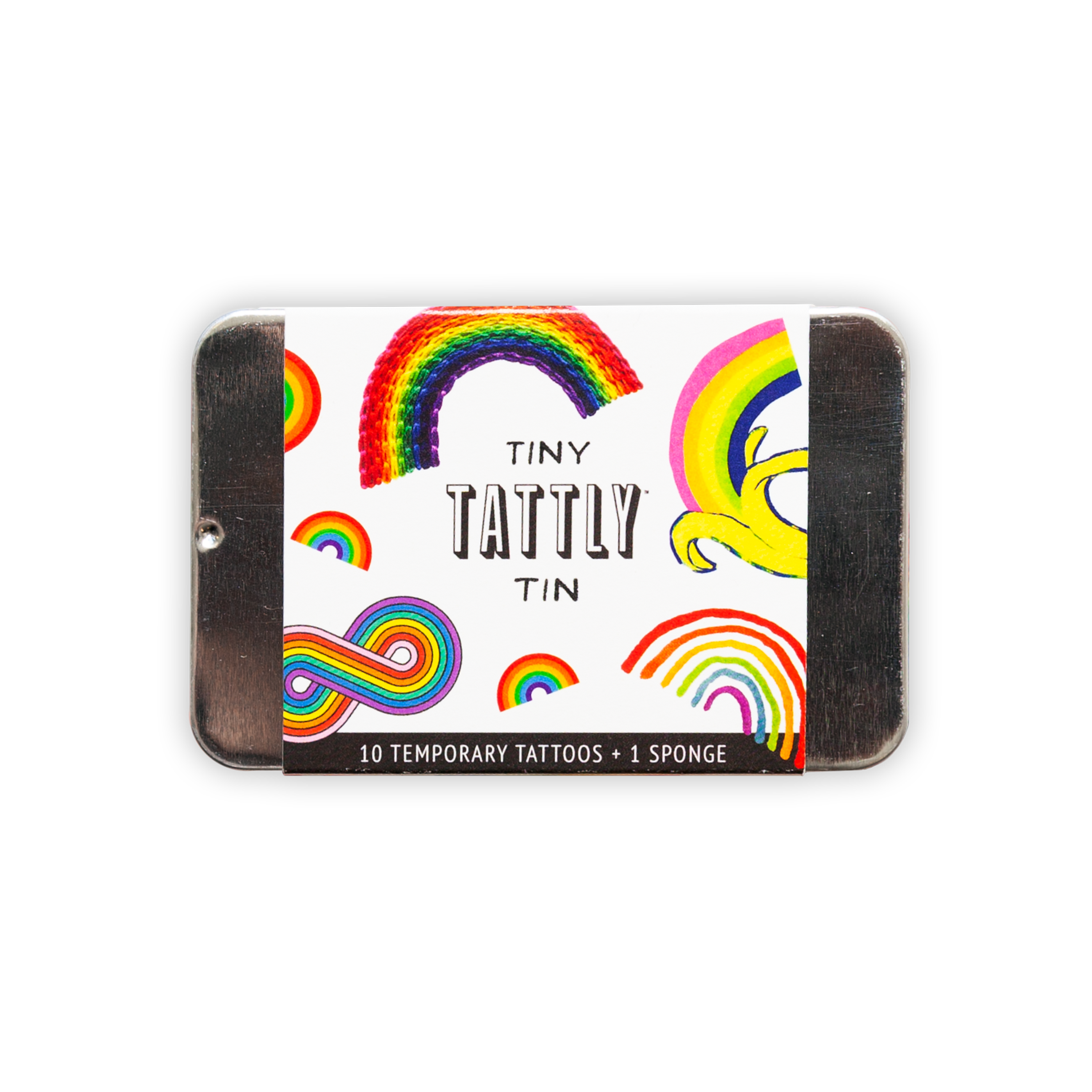 Tiny Rainbow Tattoo Tin