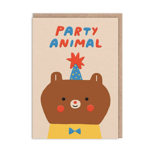 Party Hat Bear Card