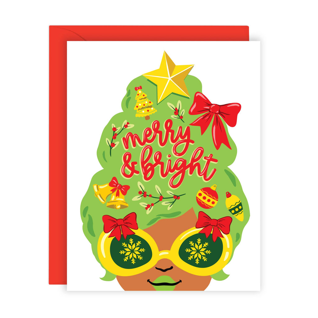 Merry & Bright - box set of 8 holiday cards