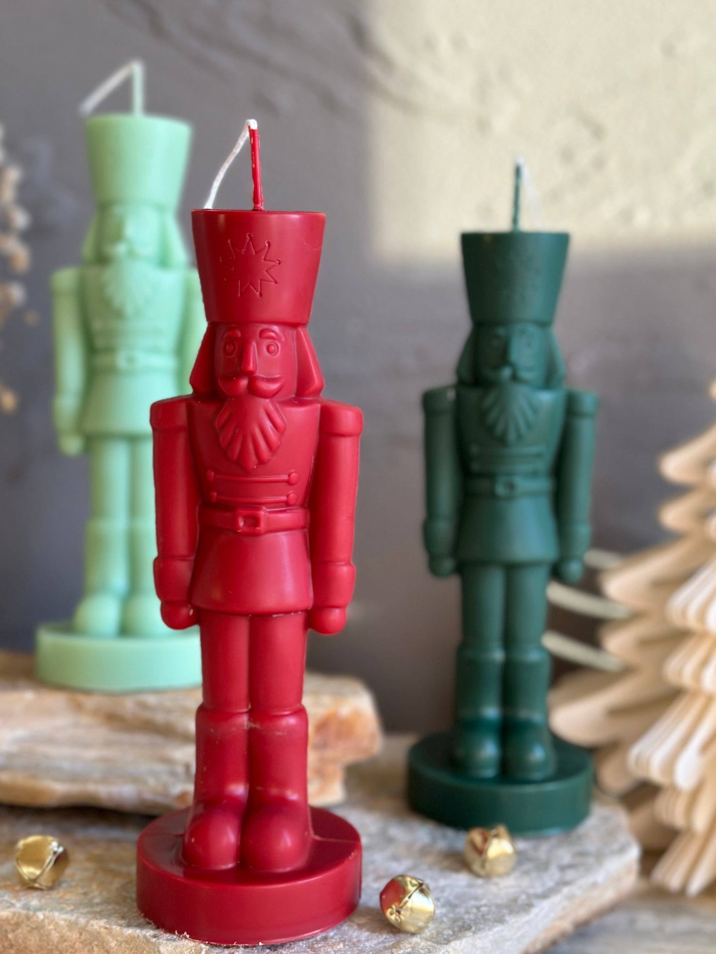 Nutcracker Candle: Hunter Green / Fraser Fir