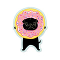 Pink Dog Donut Sticker