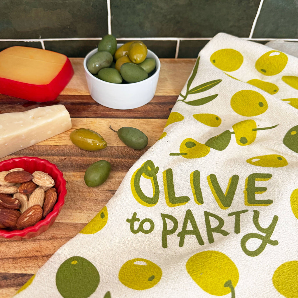 Olives Tea Towel