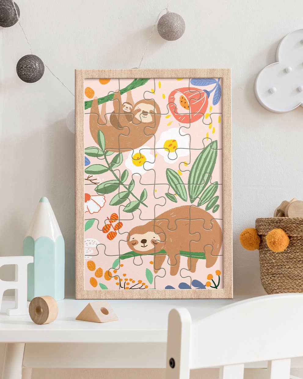 24 Piece Kids Jigsaw Puzzle – Sloth