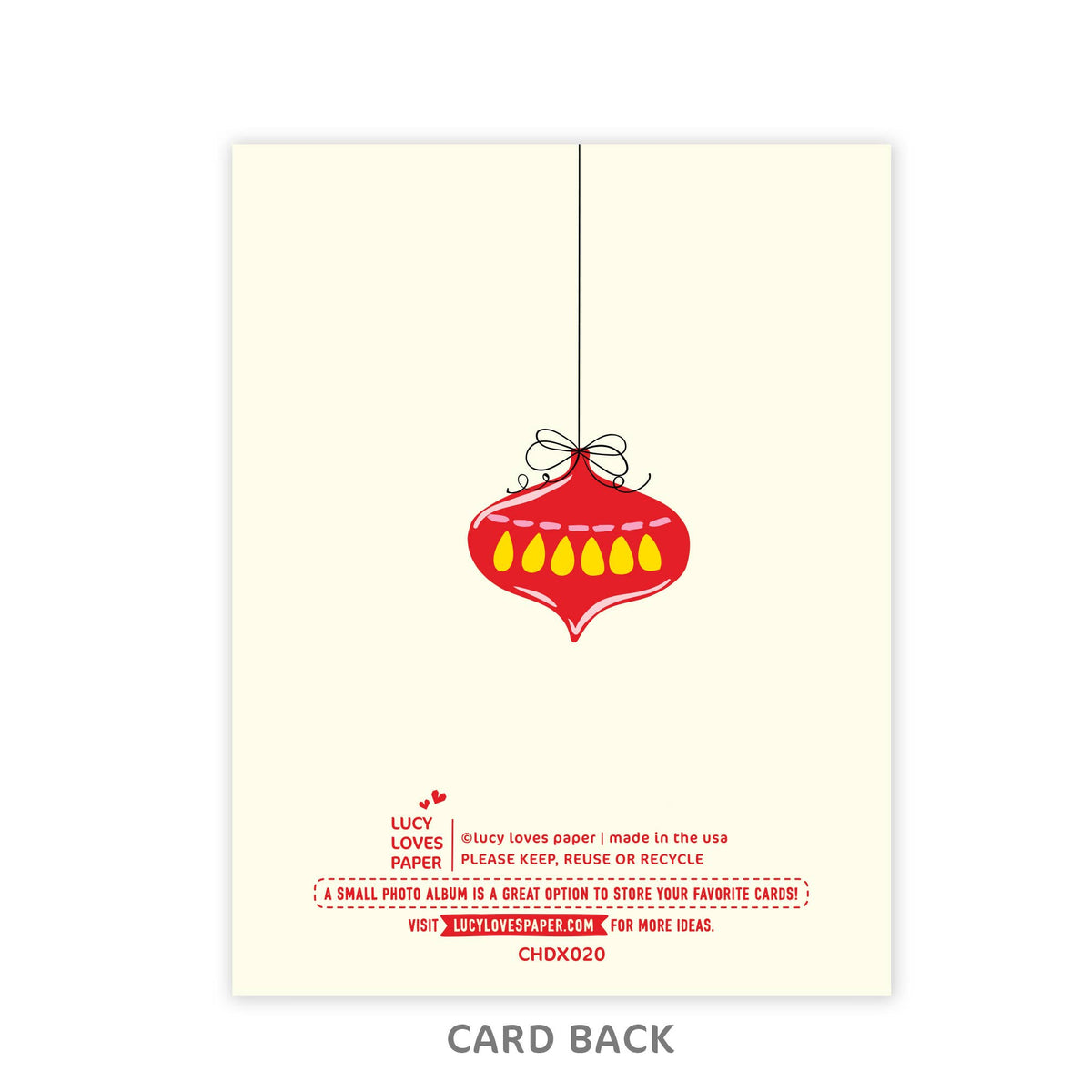 Christmas Ornaments | box set of 8 holiday cards