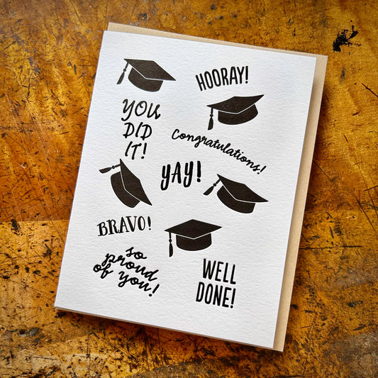 Congrats Graduate - Grad Caps Card