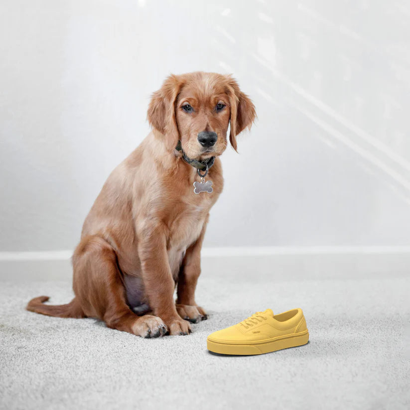 Sneakerhead Dog Chew Toy - Dandelion Yellow
