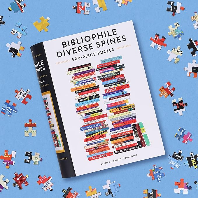 Bibliophile Diverse Spines 500-Piece Puzzle