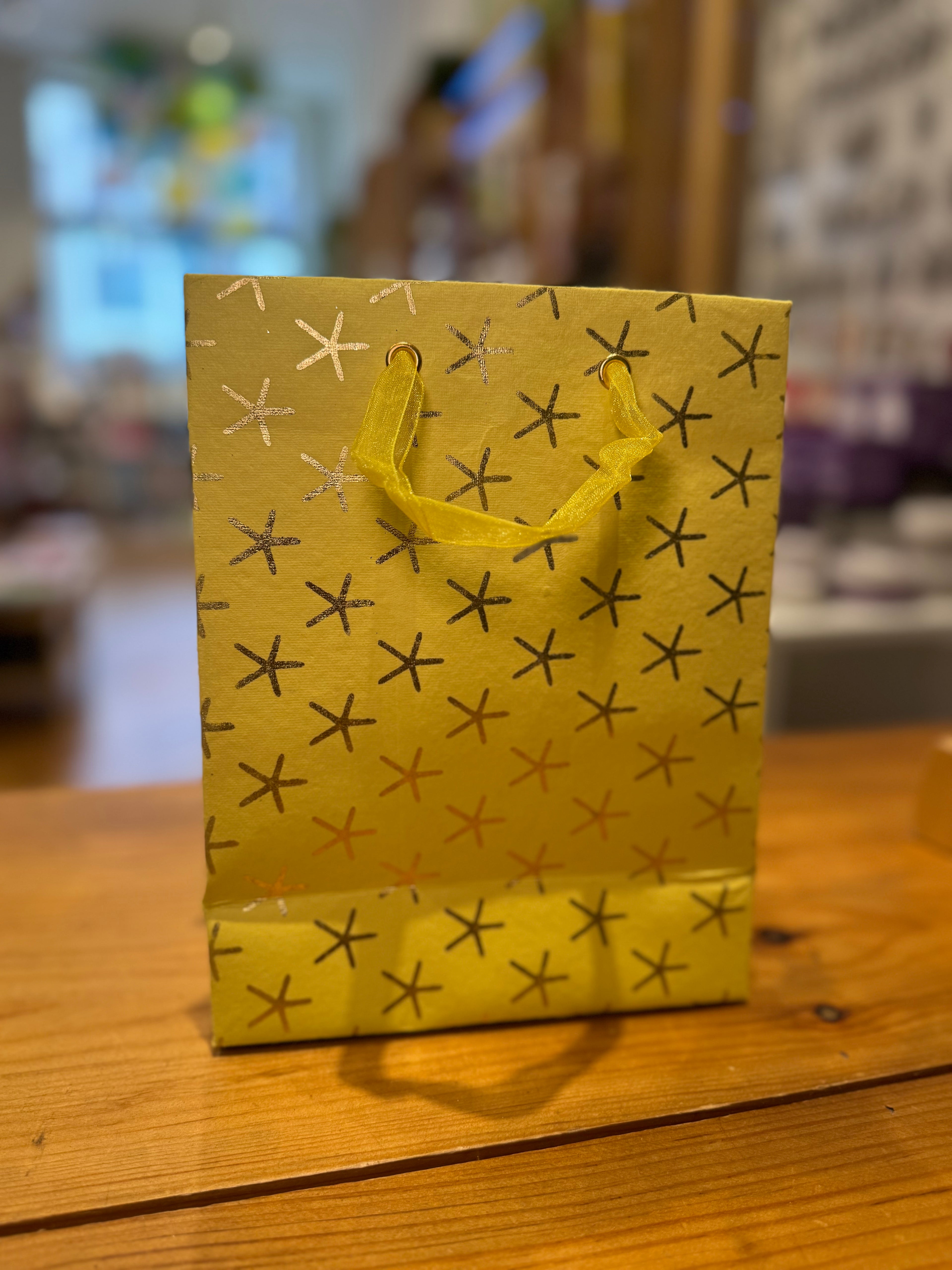 Bright Gift Bag with Stars
