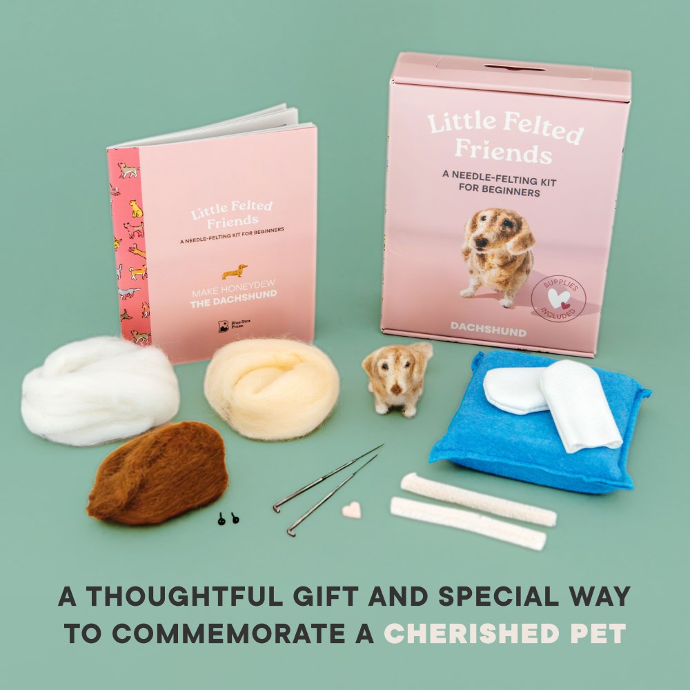 Little Felted Friends: Dachshund: Dog Needle-Felting Beginner Kit