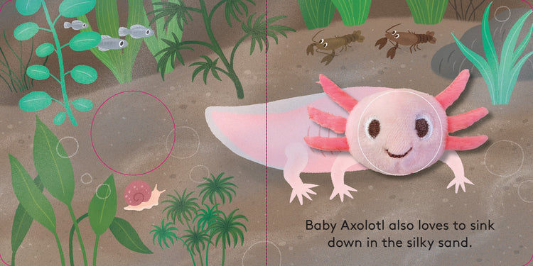 Baby Axolotl: Finger Puppet Book