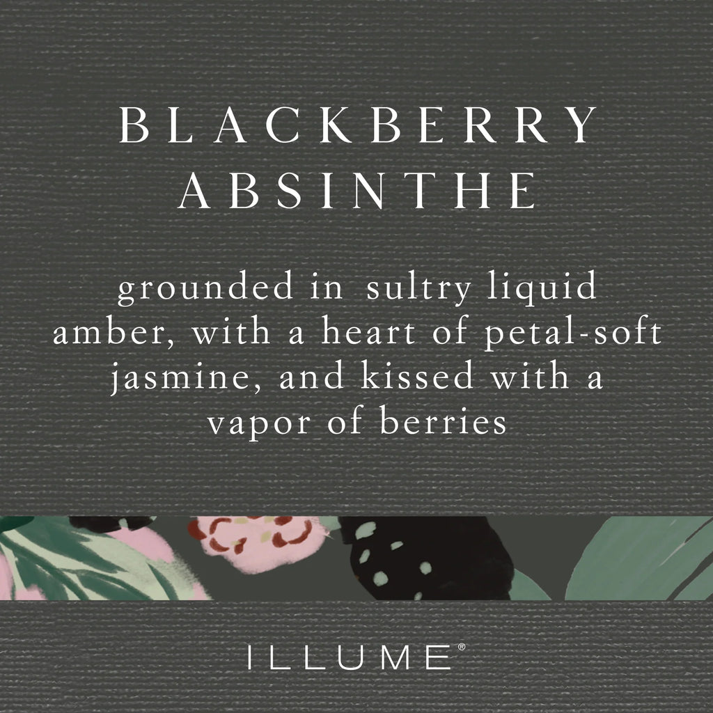Blackberry Absinthe Statement 3-Wick Glass Candle