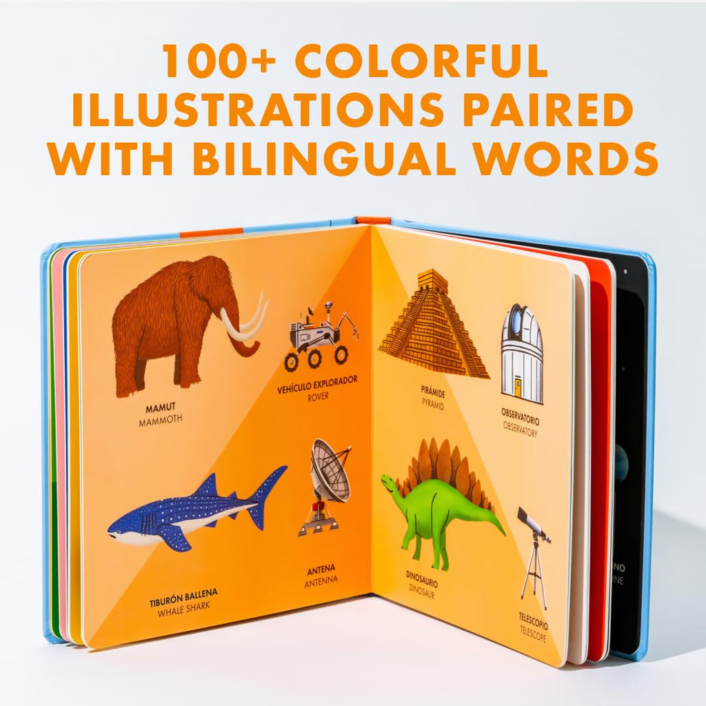 My Big Bilingual Book of First Words: 100+ English-Spanish Words for Animals, Foods, Vehicles, Planets, and More! (Si Sabo Bilingual Books for Kids)