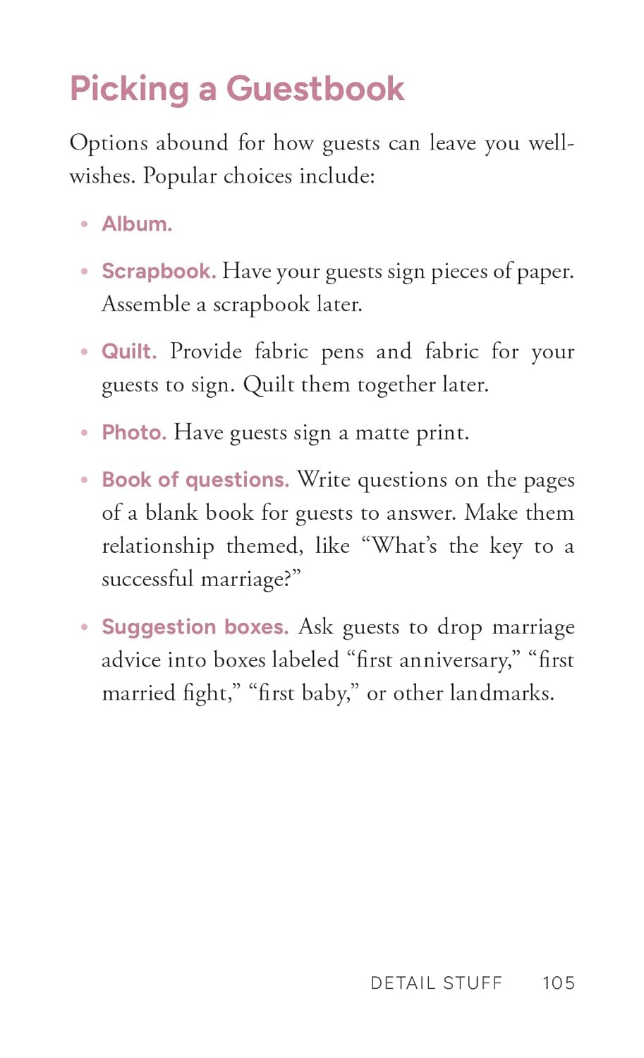 Stuff Every Bride Should Know