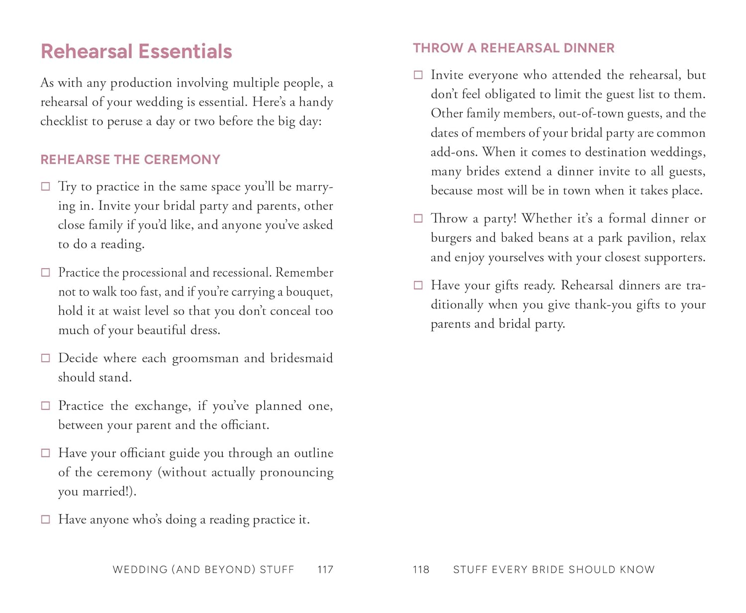 Stuff Every Bride Should Know