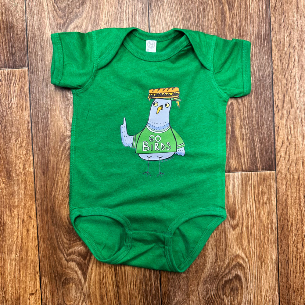 Cheesesteak Go Birds Onesie