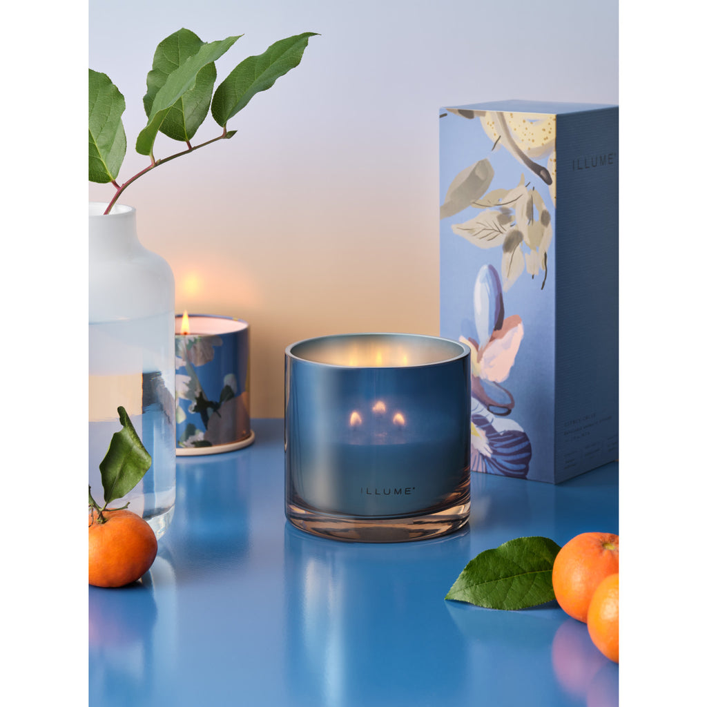 Citrus Crush Statement Glass Candle