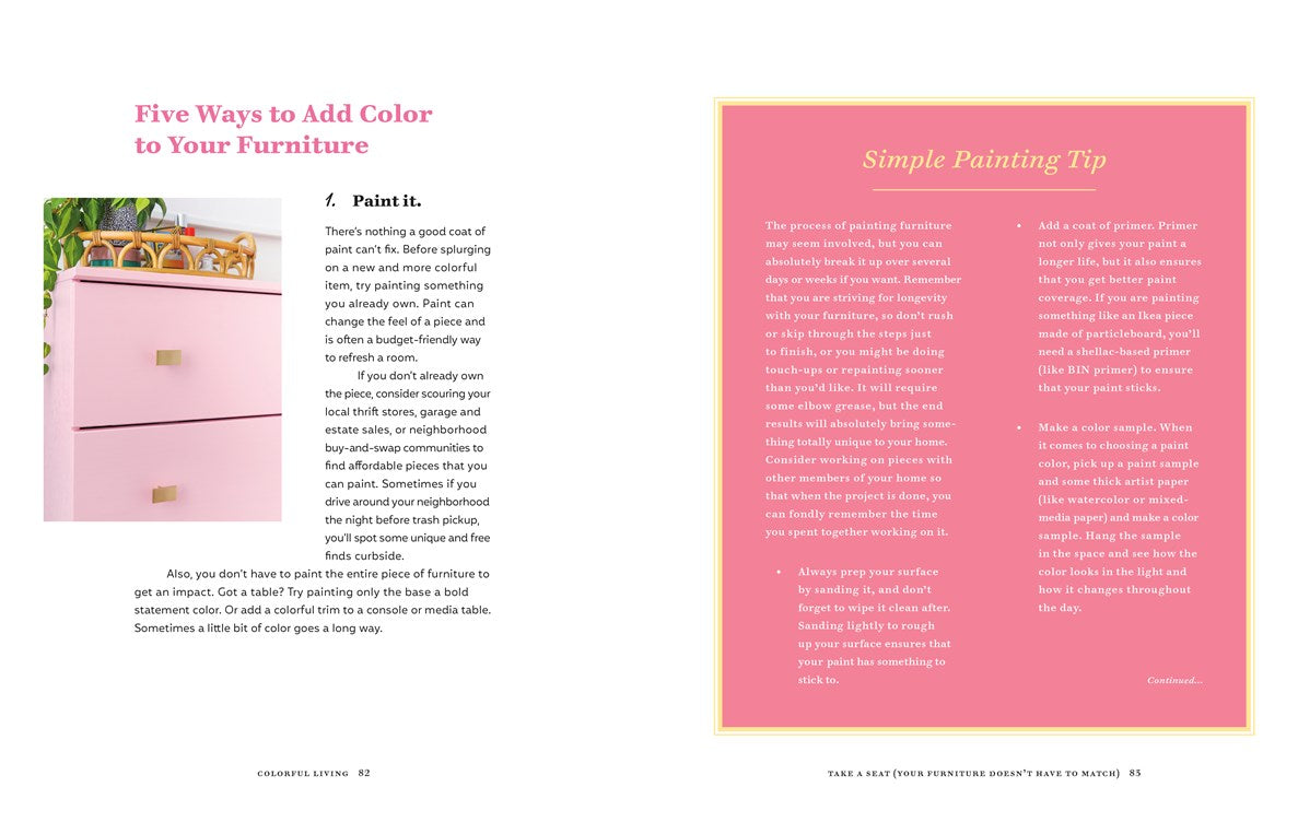 Colorful Living:  Simple Ways to Brighten Your World through Design, Décor, Fashion, and More