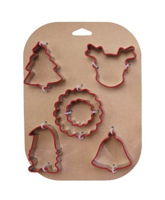 Holiday Cookie Cutters - Set of 6