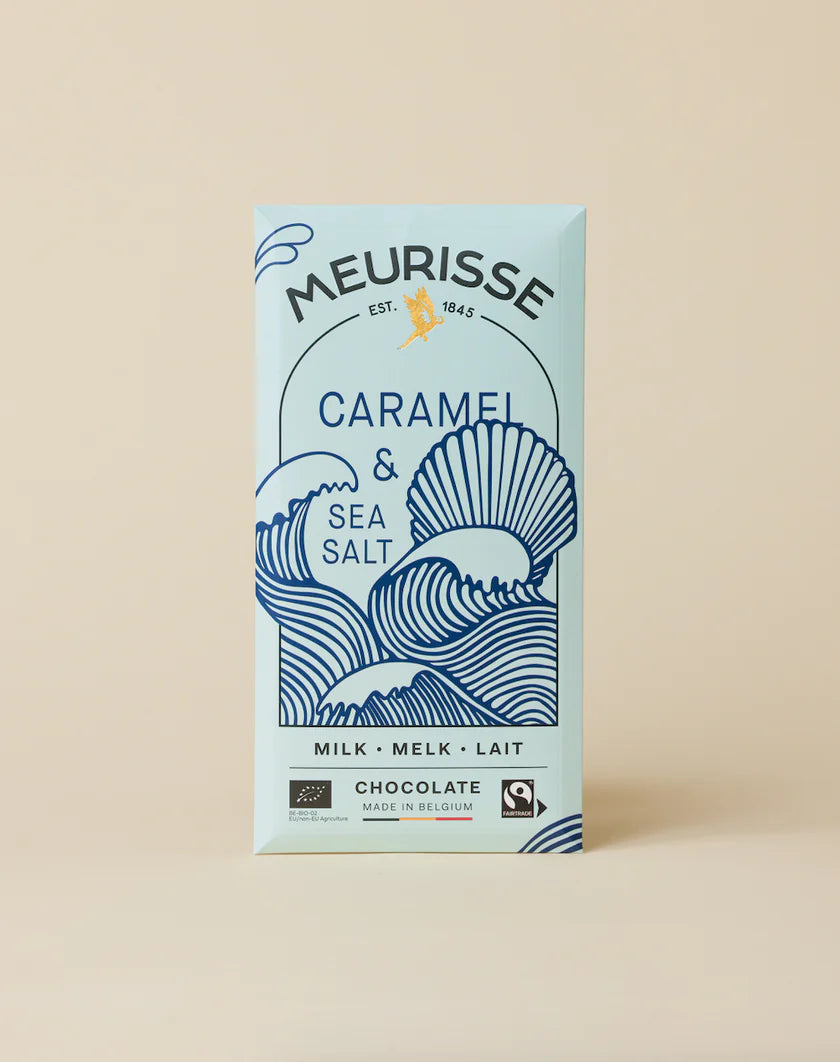 Meurisse Milk Chocolate with Caramel & Seasalt Bar