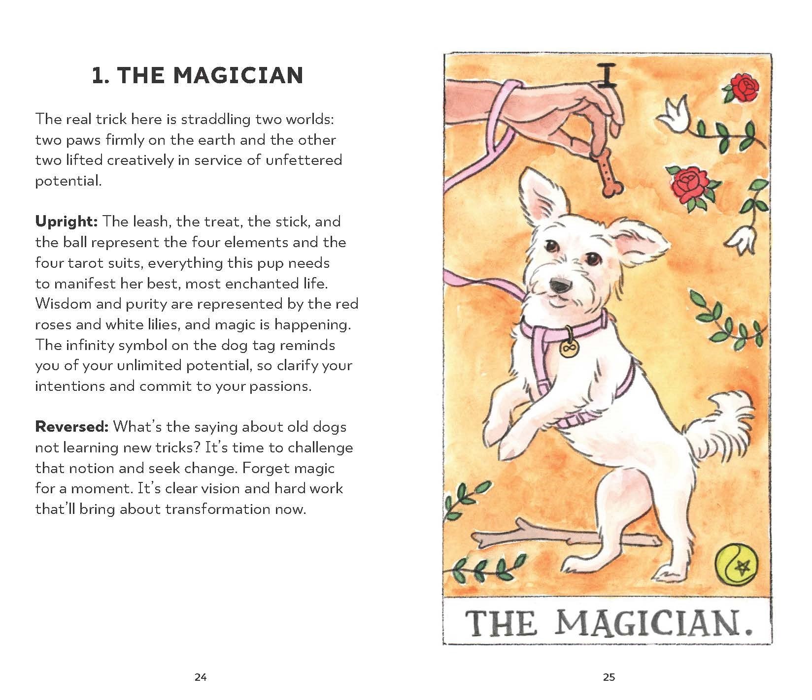 Dog Tarot Deck and Guidebook