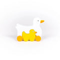 Duck Big & Little Wooden Roller