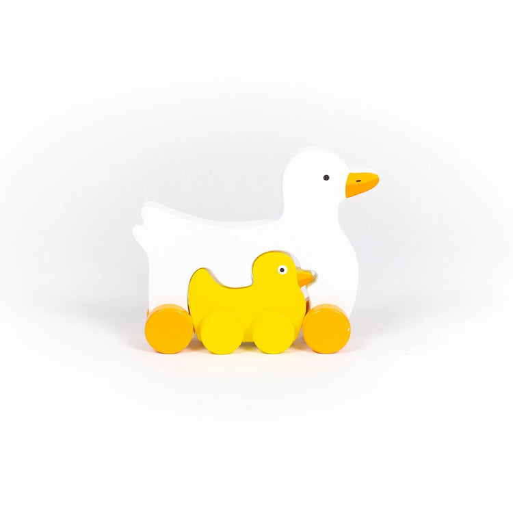 Duck Big & Little Wooden Roller
