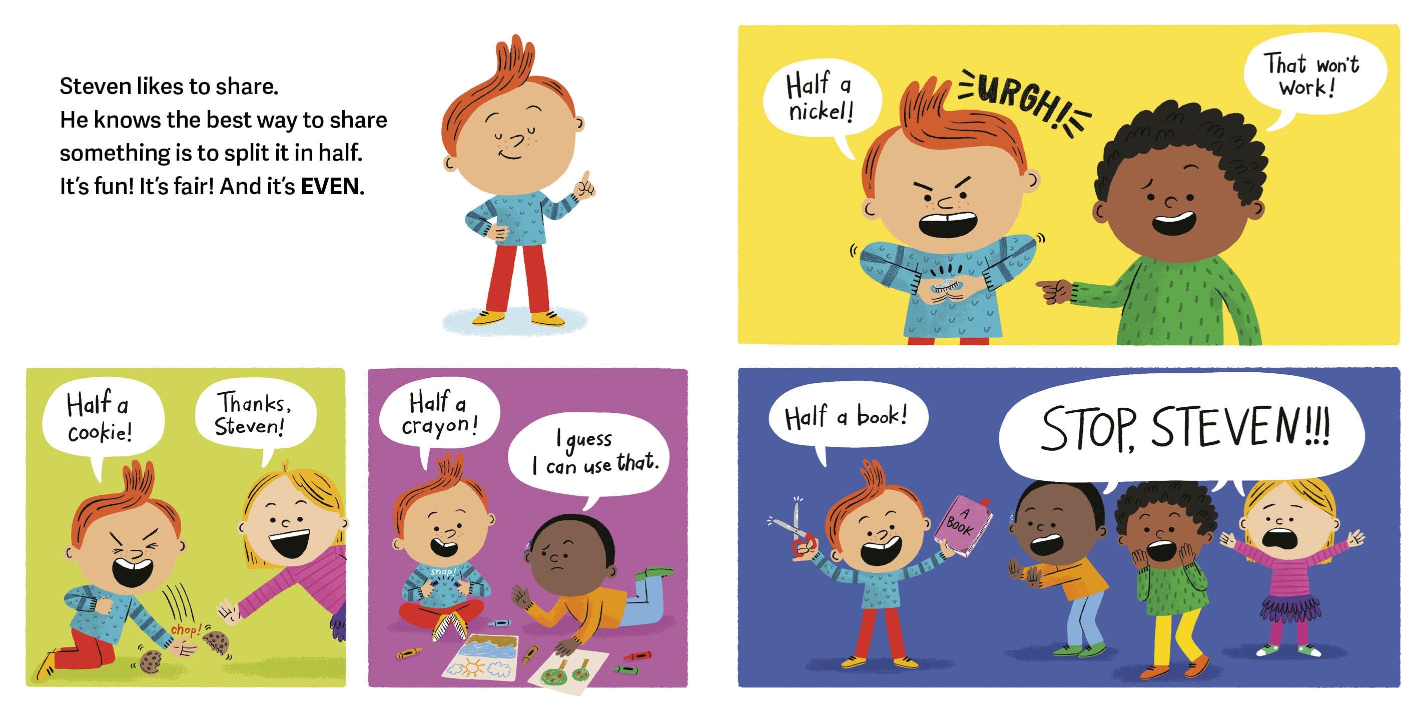 Even Steven: A Book About Sharing