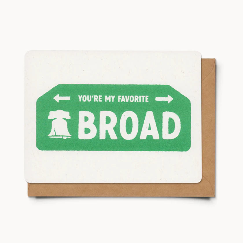Favorite Broad Card