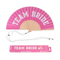 'Team Bride' Hand Fan