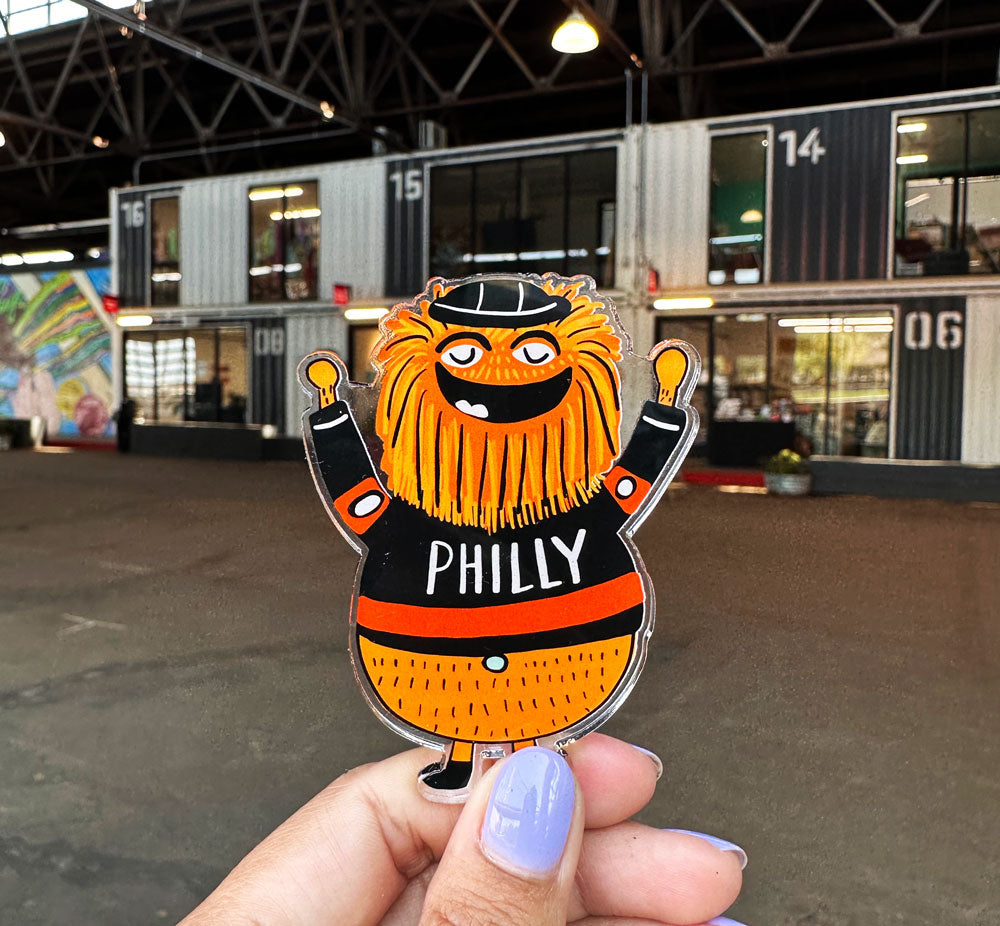 Gritty Acrylic Magnet