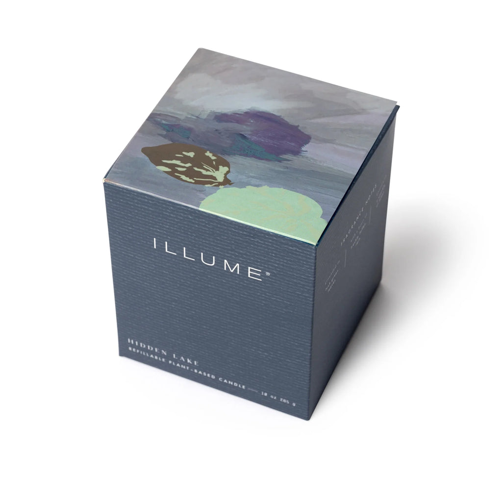 Hidden Lake Boxed Glass Candle