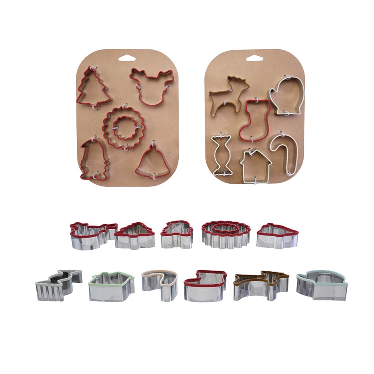 Holiday Cookie Cutters - Set of 6