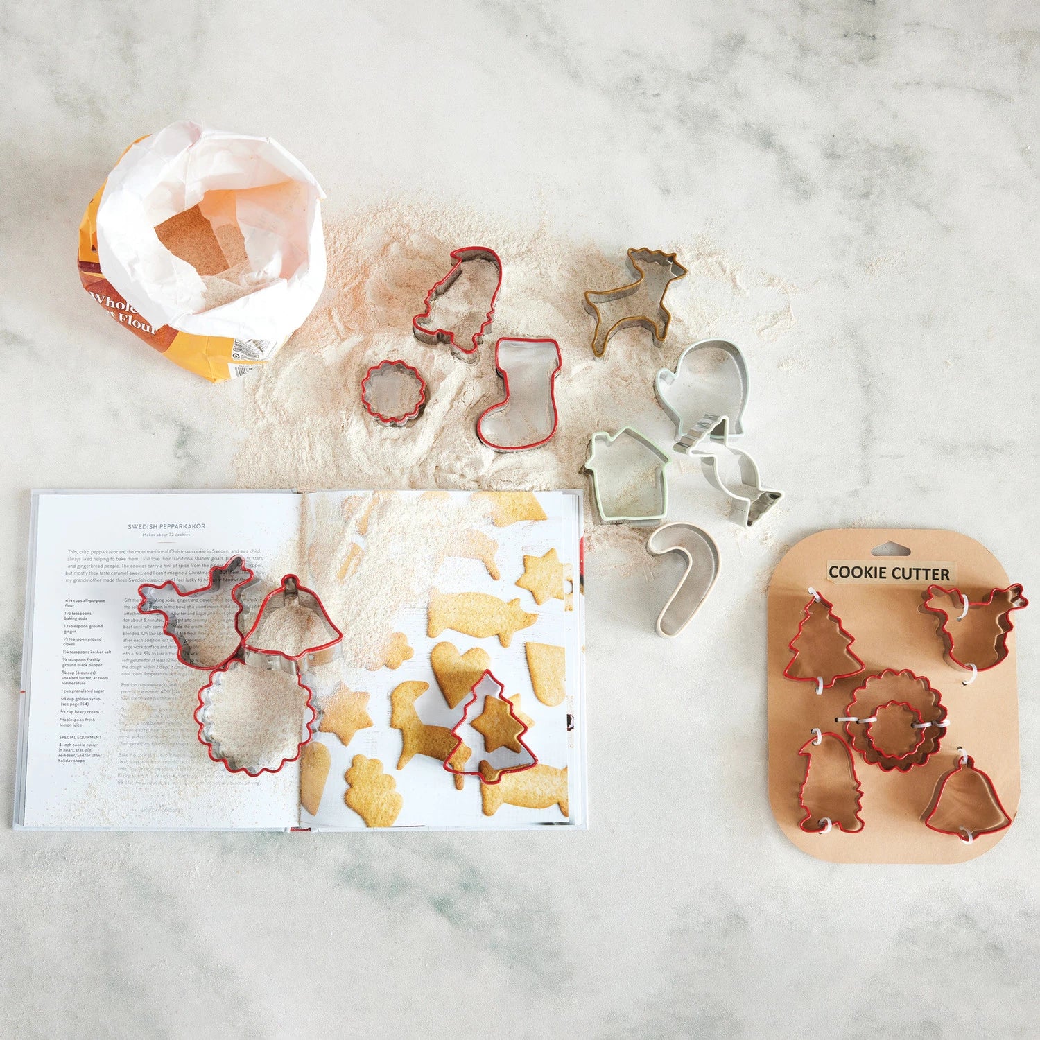 Holiday Cookie Cutters - Set of 6