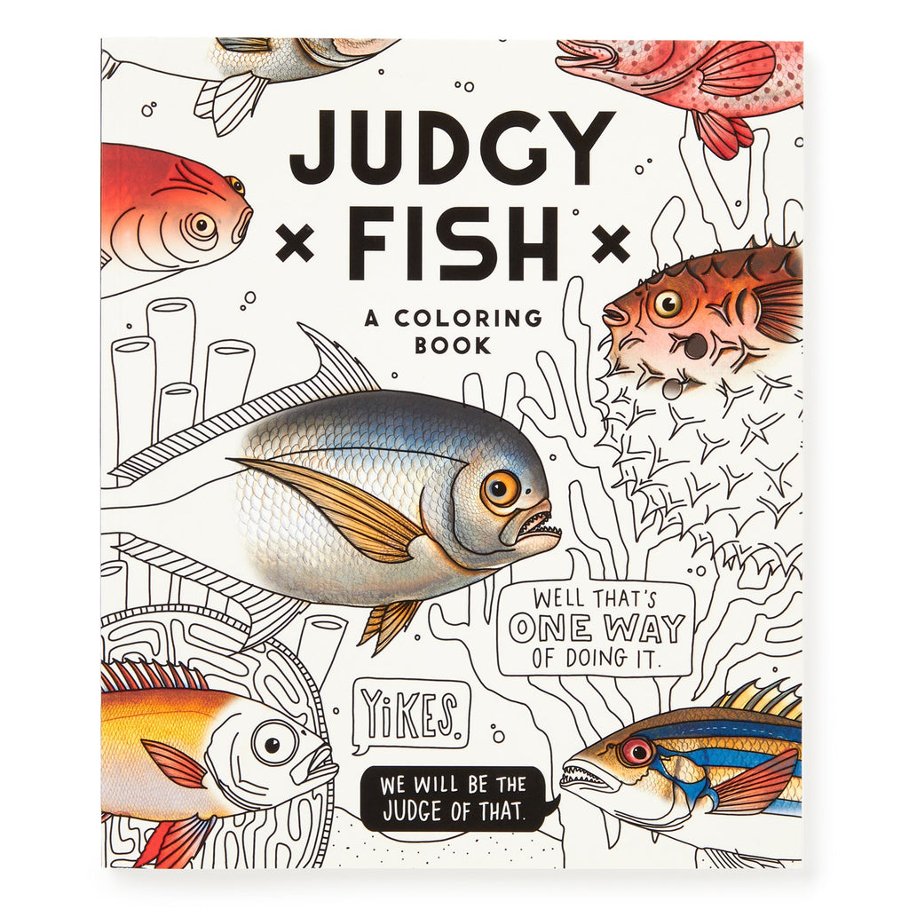 Judgy Fish Coloring Book
